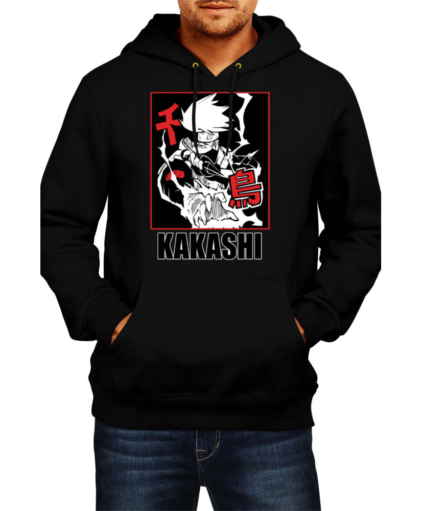 Мъжки Суитшърт Japan Animation Manga Anime Comics Naruto Hatake Kakashi 004 Chidori Мъжки Суитшърт Japan Animation Manga Anime Comics Naruto Hatake Kakashi 004 Chidori