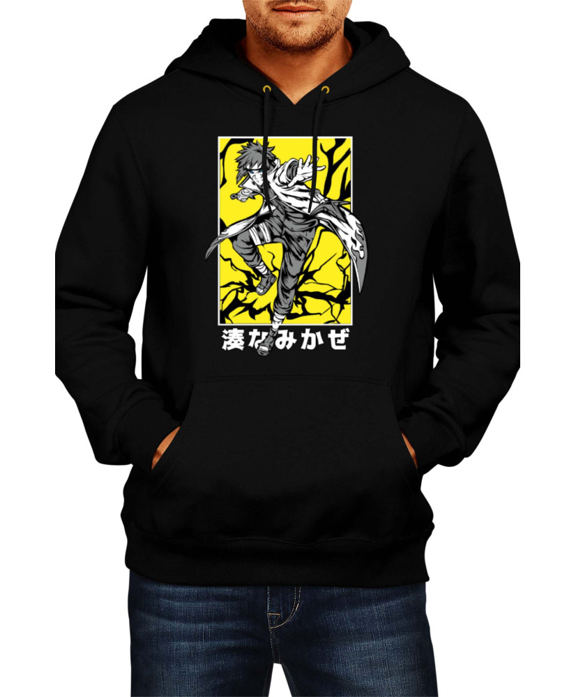 Мъжки Суитшърт Japan Animation Manga Anime Comics Naruto Minato Namikaze Мъжки Суитшърт Japan Animation Manga Anime Comics Naruto Minato Namikaze