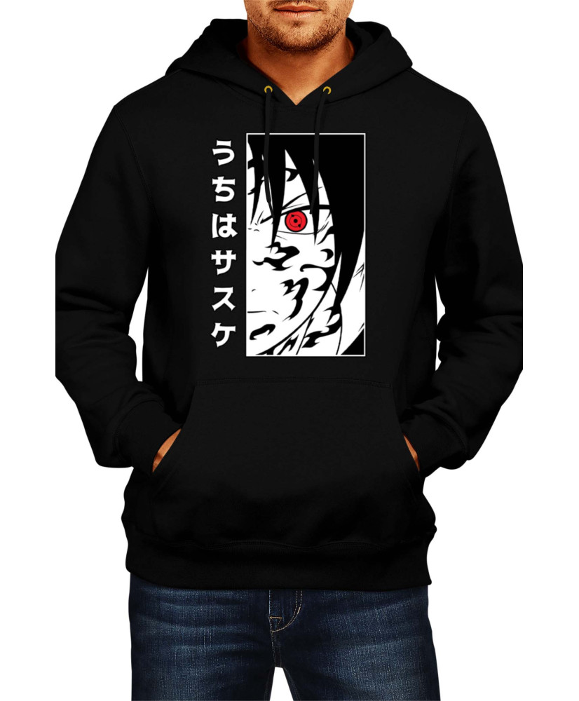 Мъжки Суитшърт Japan Animation Manga Anime Comics Naruto Sasuke Uchiha 001 Мъжки Суитшърт Japan Animation Manga Anime Comics Naruto Sasuke Uchiha 001