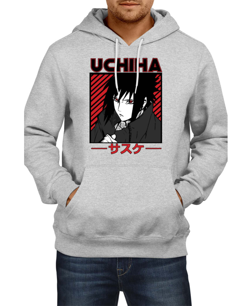 Мъжки Суитшърт Japan Animation Manga Anime Comics Naruto Sasuke Uchiha 002 Мъжки Суитшърт Japan Animation Manga Anime Comics Naruto Sasuke Uchiha 002