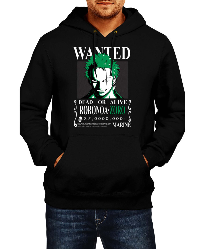 Мъжки Суитшърт Japan Animation Manga Anime Comics One Piece Roronoa Zoro 001