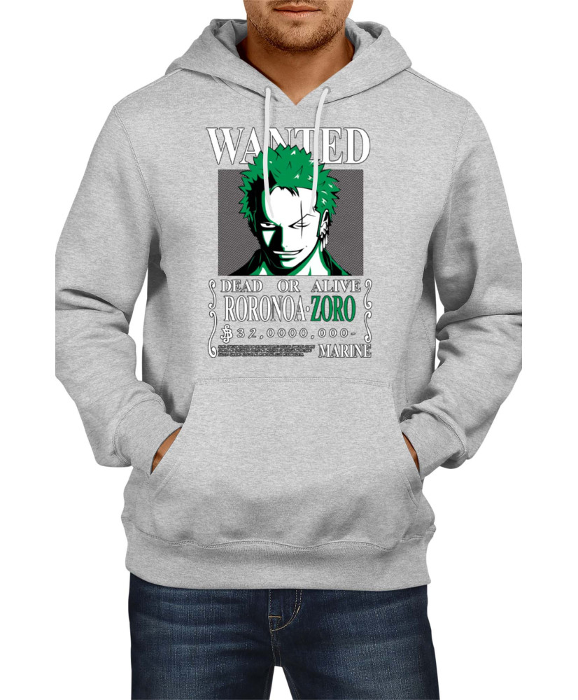 Мъжки Суитшърт Japan Animation Manga Anime Comics One Piece Roronoa Zoro 001