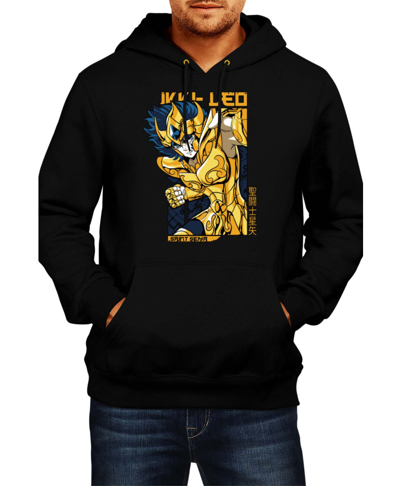 Мъжки Суитшърт Japan Animation Manga Anime Comics Saint Seiya Leo Aiolia 001