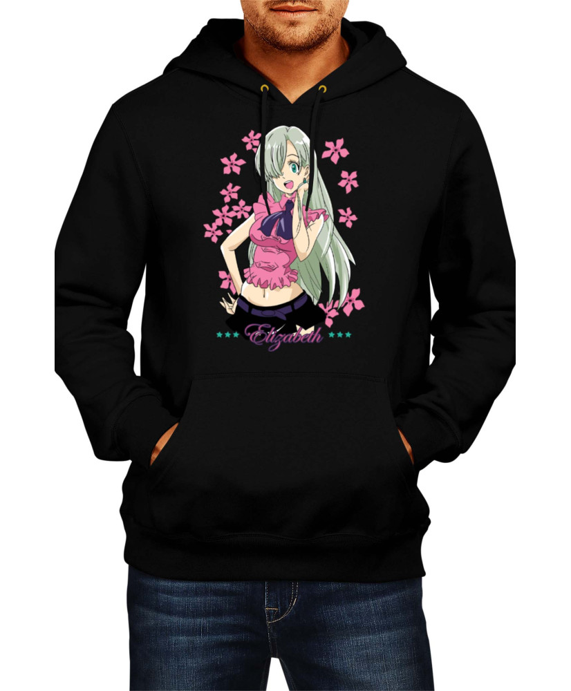 Мъжки Суитшърт Japan Animation Manga Anime Comics The Seven Deadly Sins Elizabeth Liones