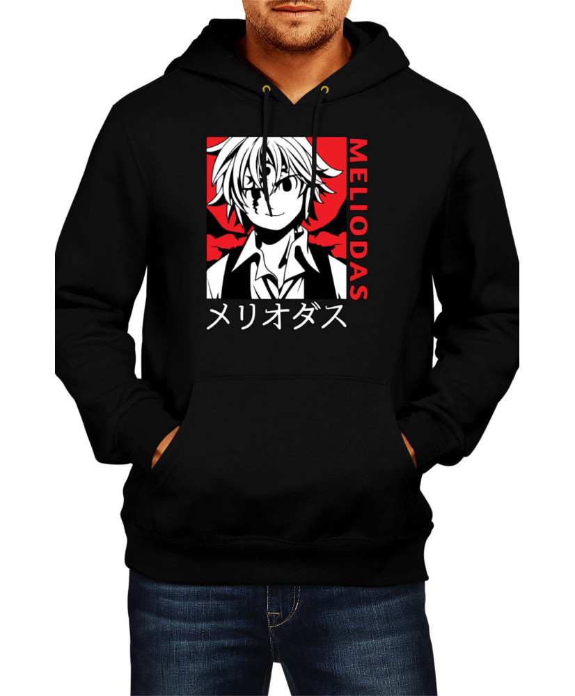 Мъжки Суитшърт Japan Animation Manga Anime Comics The Seven Deadly Sins Meliodas 004