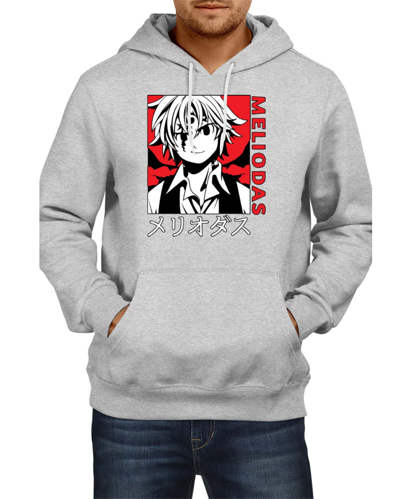 Мъжки Суитшърт Japan Animation Manga Anime Comics The Seven Deadly Sins Meliodas 004