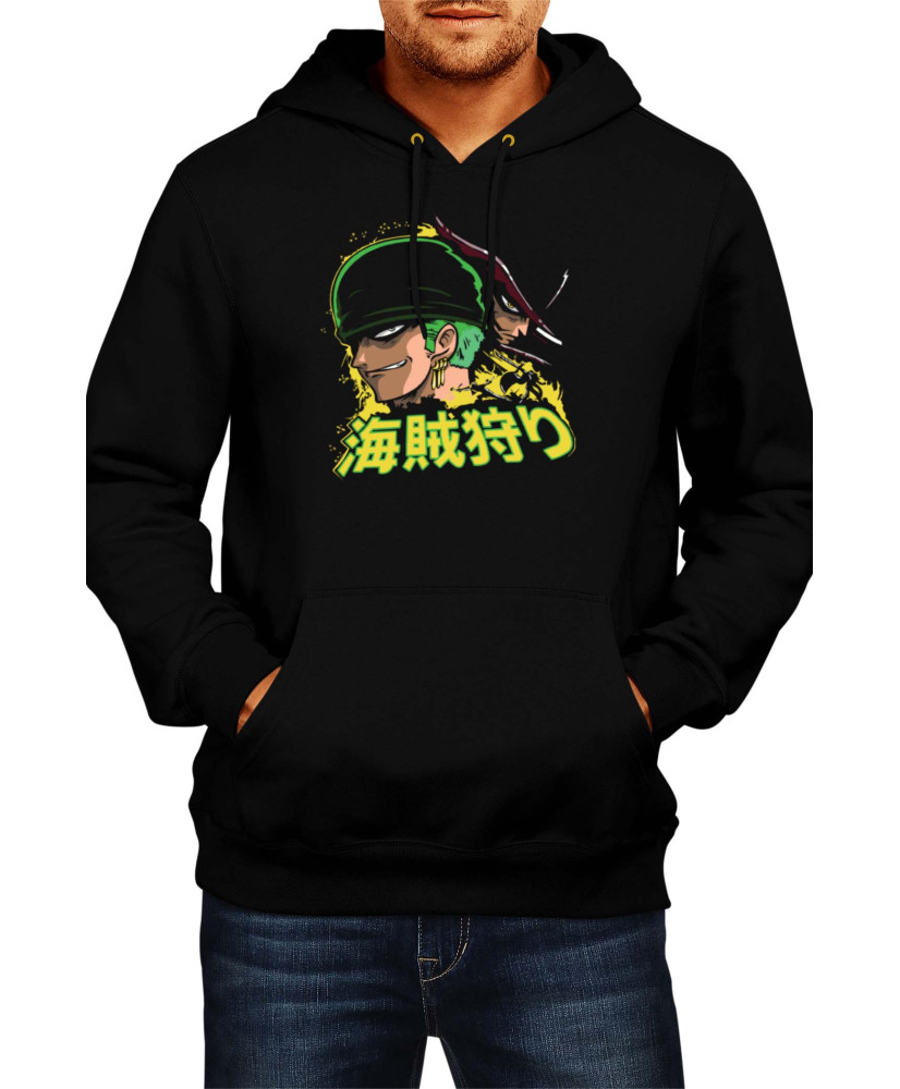 Мъжки Суитшърт Japan Animation Manga Anime Comics One Piece Roronoa Zoro 002