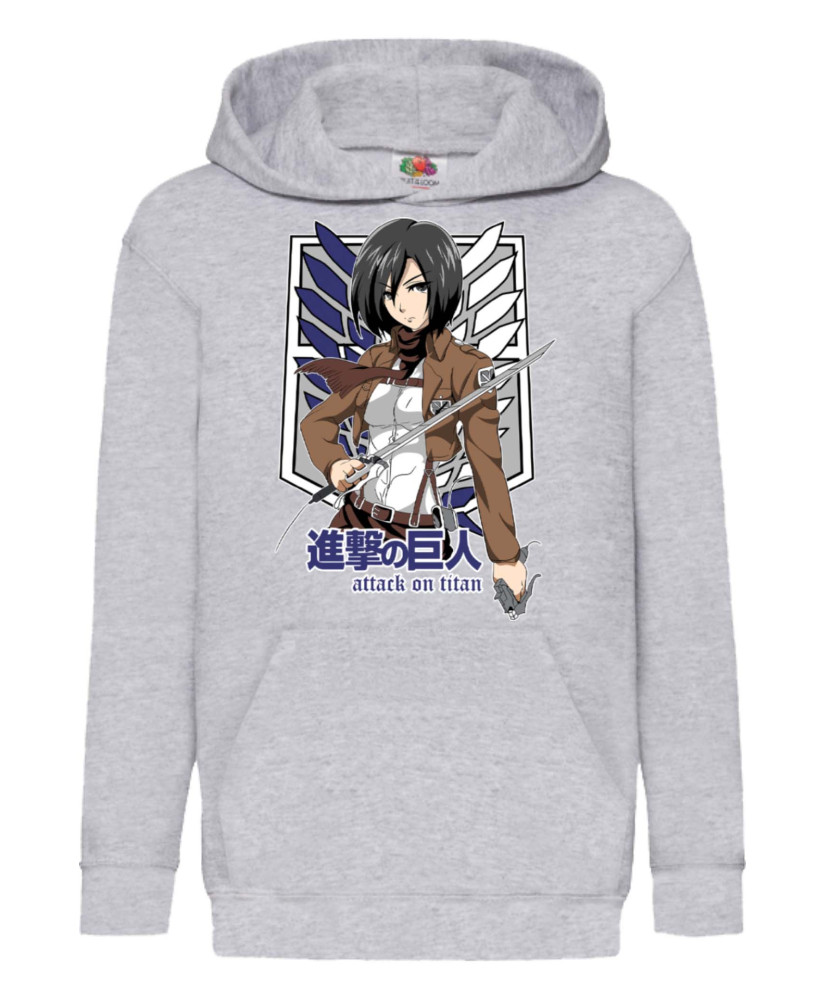 Детски Суитчър Anime Manga Attack On Titan Mikasa Ackerman 01