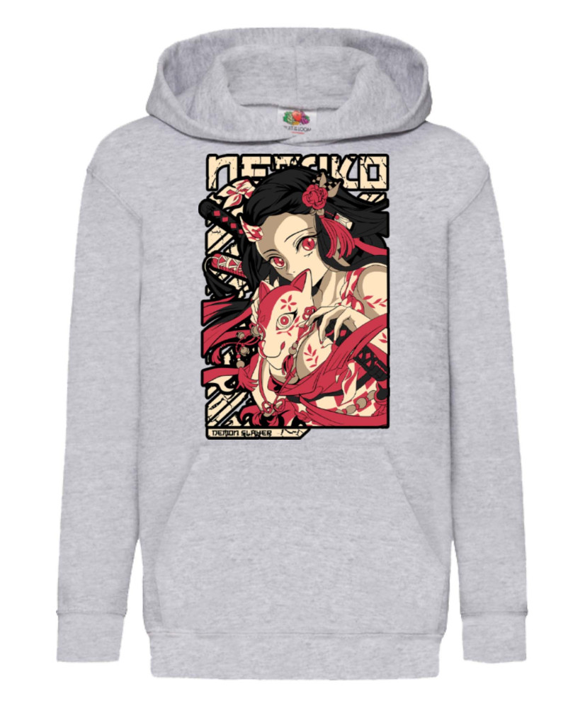 Детски Суитчър Anime Manga Demon Slayer Nezuko Kamado 04 Детски Суитчър Anime Manga Demon Slayer Nezuko Kamado 04