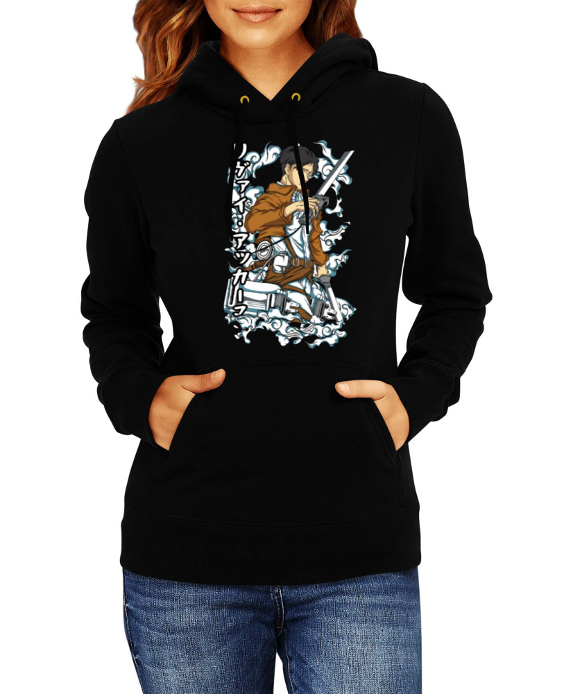 Дамски Суитшърт Anime Manga Attack On Titan Levi Ackerman 03