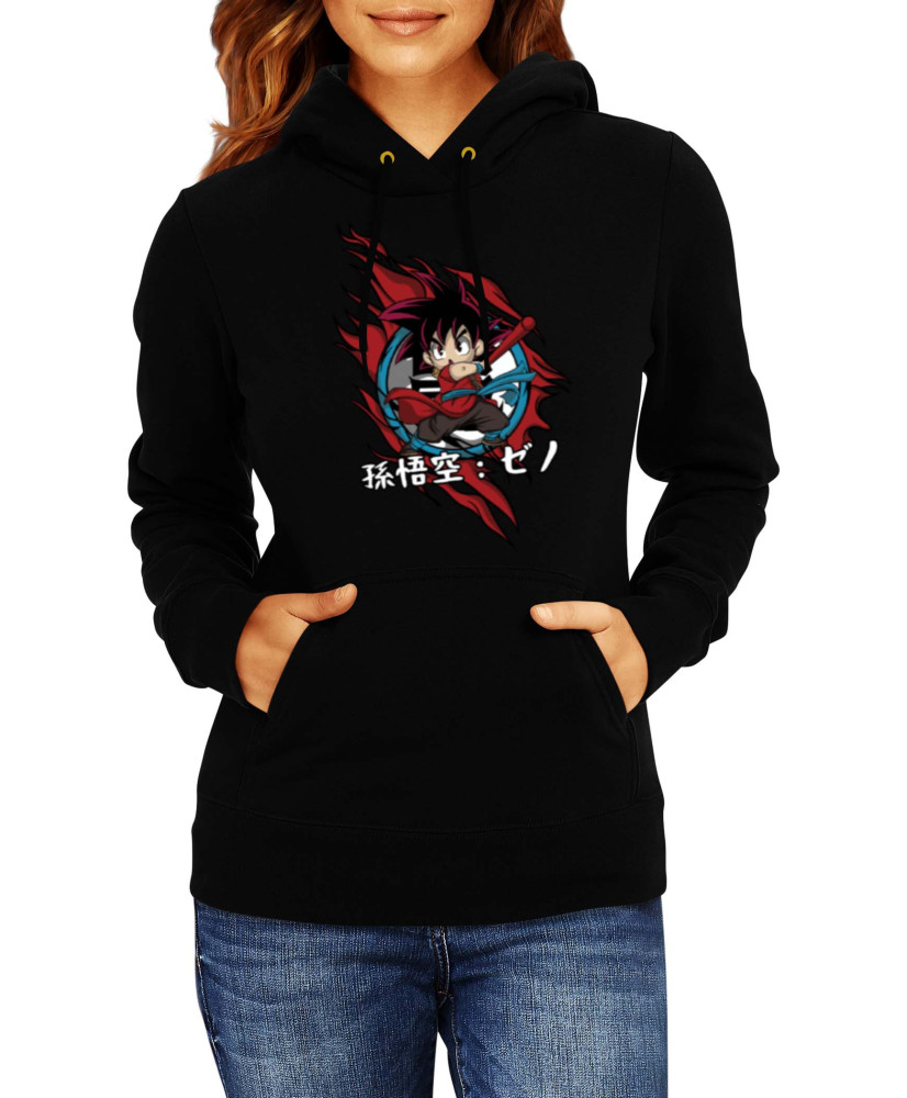 Дамски Суитшърт Anime Manga Dragon Ball Z Goku Chibi Дамски Суитшърт Anime Manga Dragon Ball Z Goku Chibi