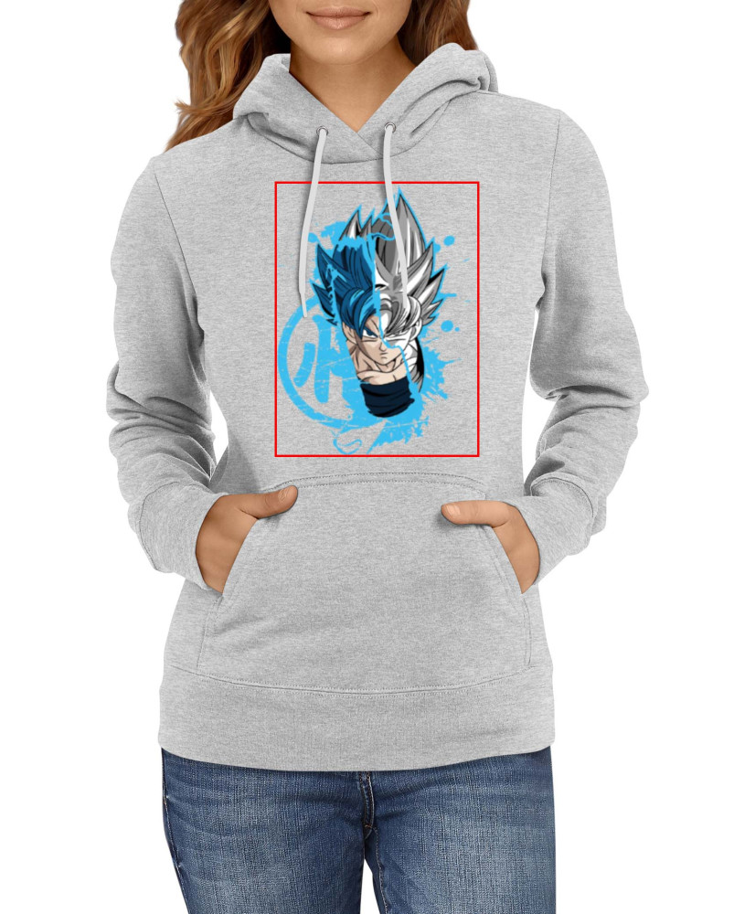 Дамски Суитшърт Anime Manga Dragon Ball Z Goku Super Saiyan 01 Дамски Суитшърт Anime Manga Dragon Ball Z Goku Super Saiyan 01