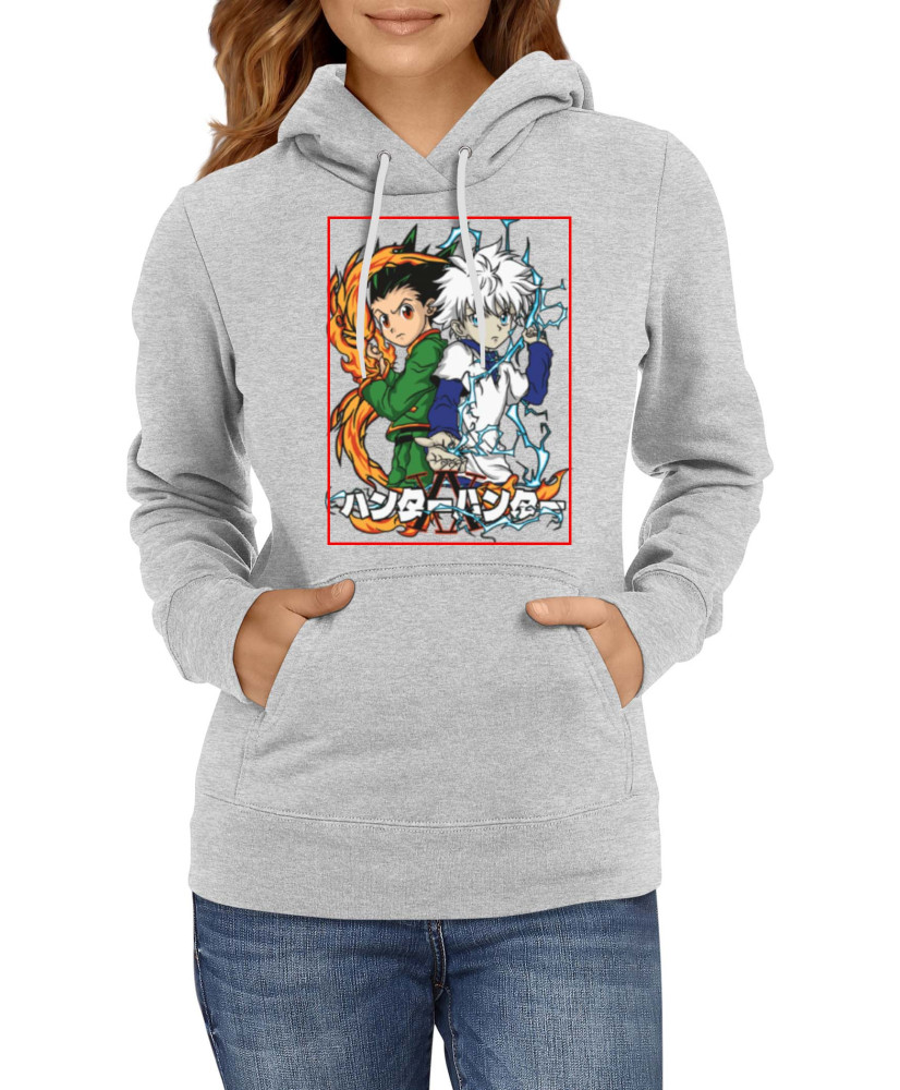 Дамски Суитшърт Anime Manga Hunter X Hunter Gon Freecss Дамски Суитшърт Anime Manga Hunter X Hunter Gon Freecss