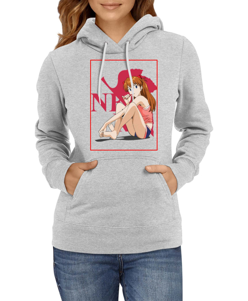 Дамски Суитшърт Anime Manga Neon Genesis Evangelion Asuka Langley Soryu 02 