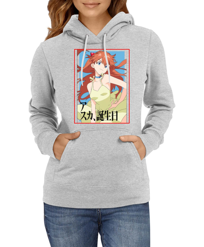 Дамски Суитшърт Anime Manga Neon Genesis Evangelion Asuka Langley Soryu 03