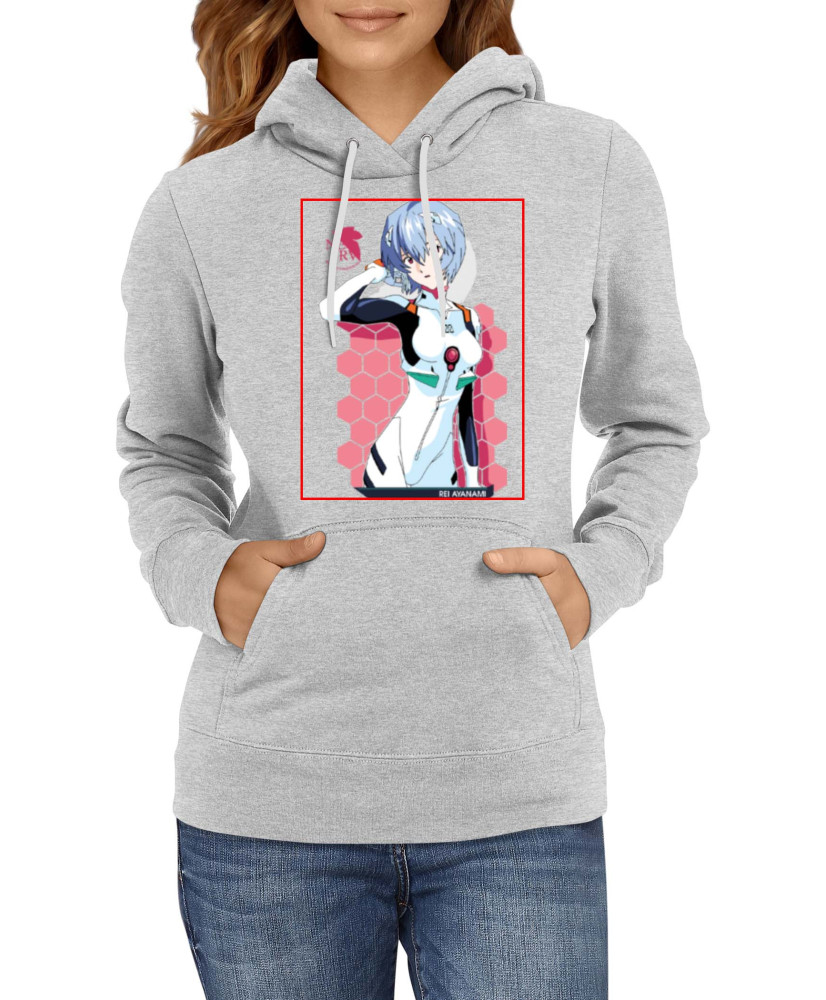 Дамски Суитшърт Anime Manga Neon Genesis Evangelion Rei Ayanami 02