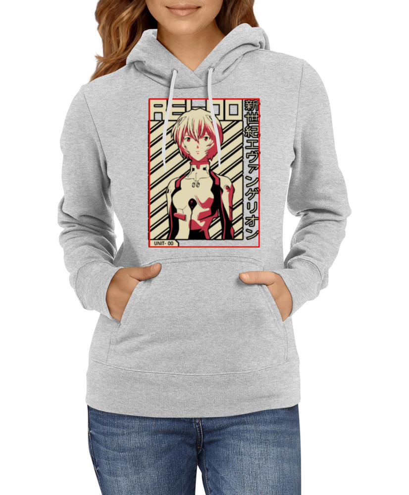 Дамски Суитшърт Anime Manga Neon Genesis Evangelion Rei Ayanami 03