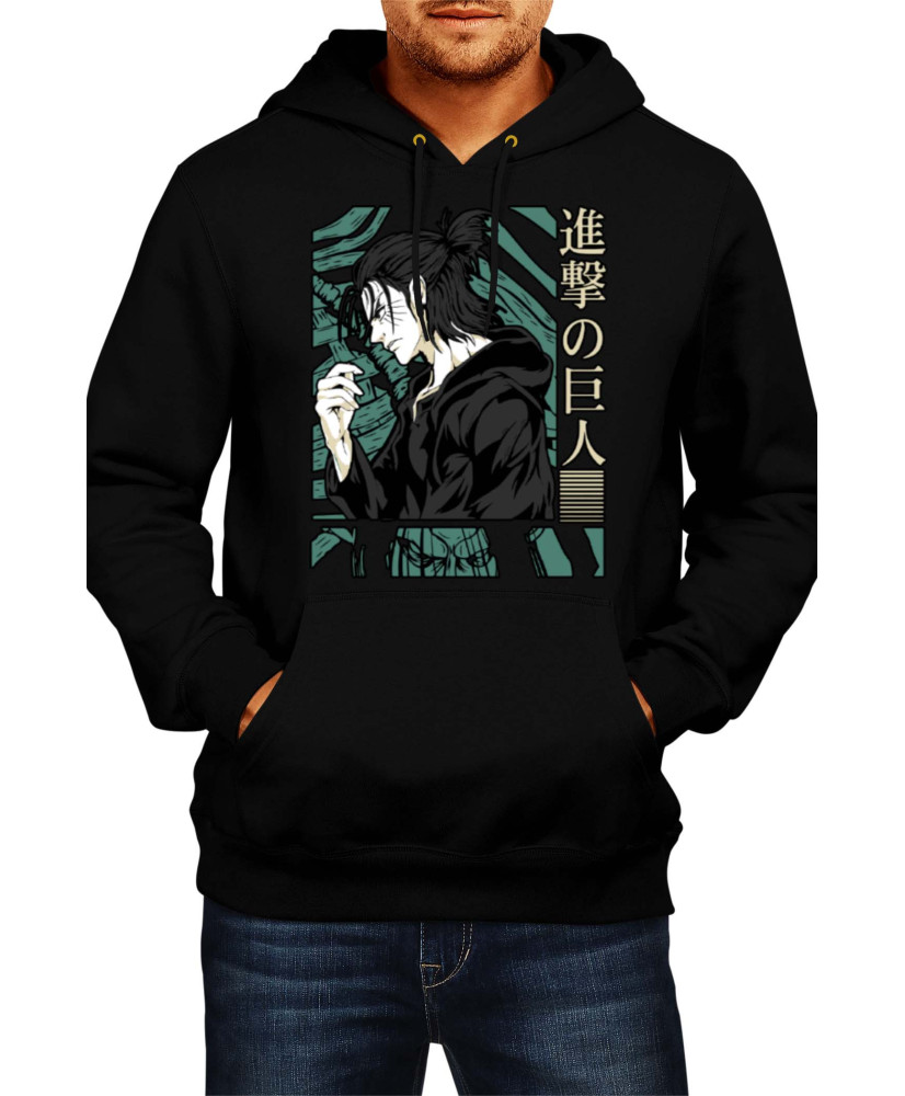 Мъжки Суитшърт Anime Manga Attack On Titan Eren Yeager 03