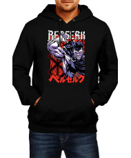 Мъжки Суитшърт Anime Manga Berserk Guts
