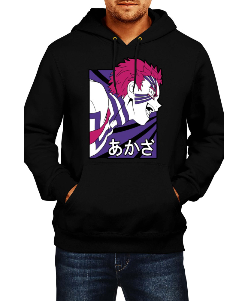 Мъжки Суитшърт Anime Manga Demon Slayer Akaza 03
