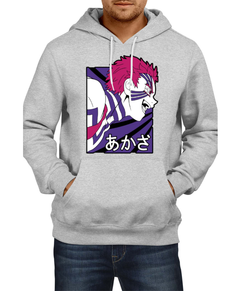 Мъжки Суитшърт Anime Manga Demon Slayer Akaza 03
