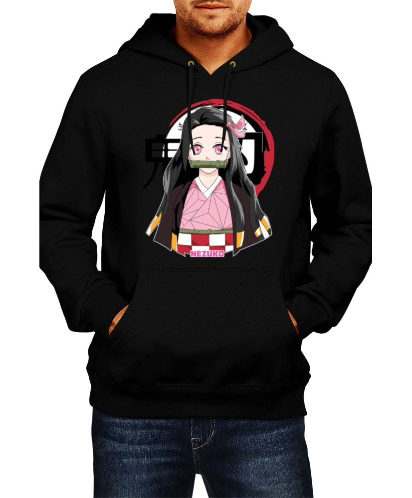 Мъжки Суитшърт Anime Manga Demon Slayer Nezuko Kamado 05