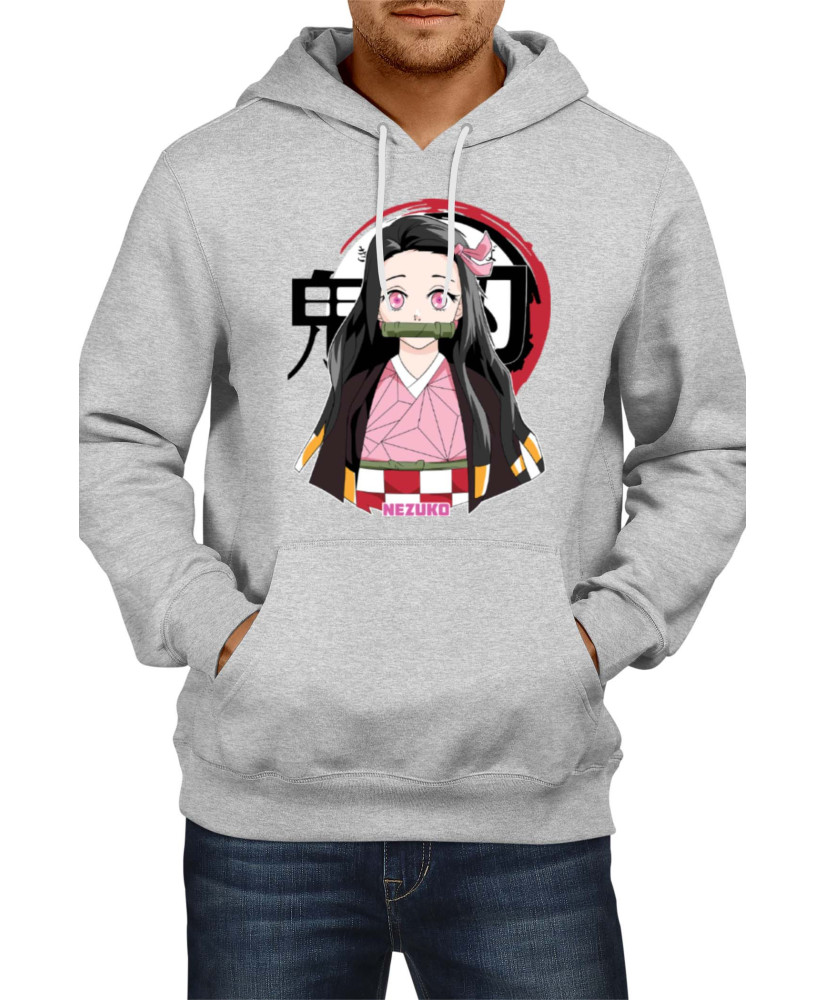 Мъжки Суитшърт Anime Manga Demon Slayer Nezuko Kamado 05