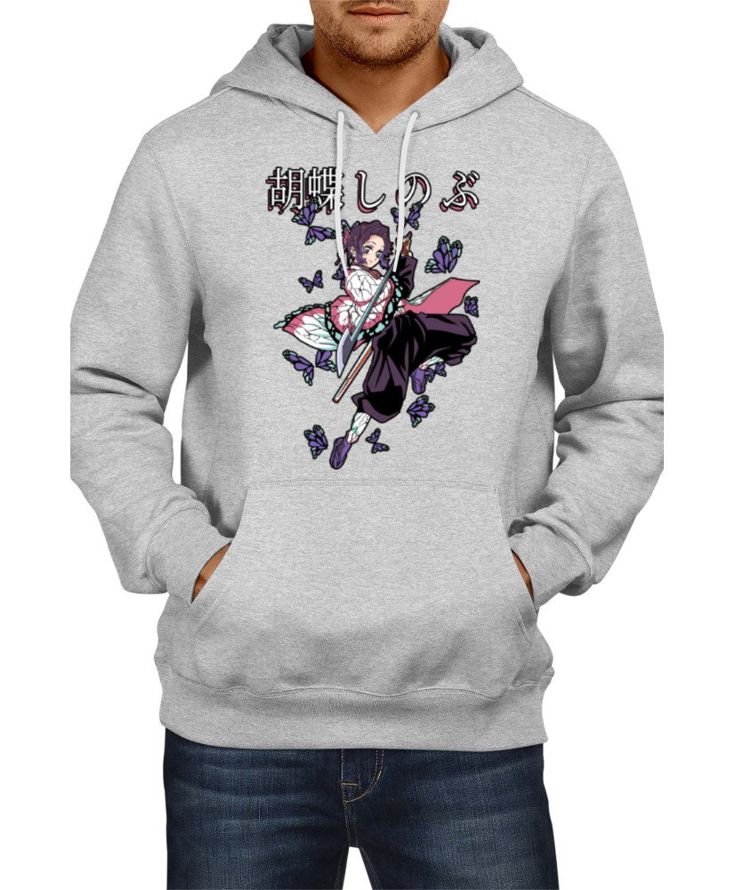 Мъжки Суитшърт Anime Manga Demon Slayer Shinobu Kocho 02