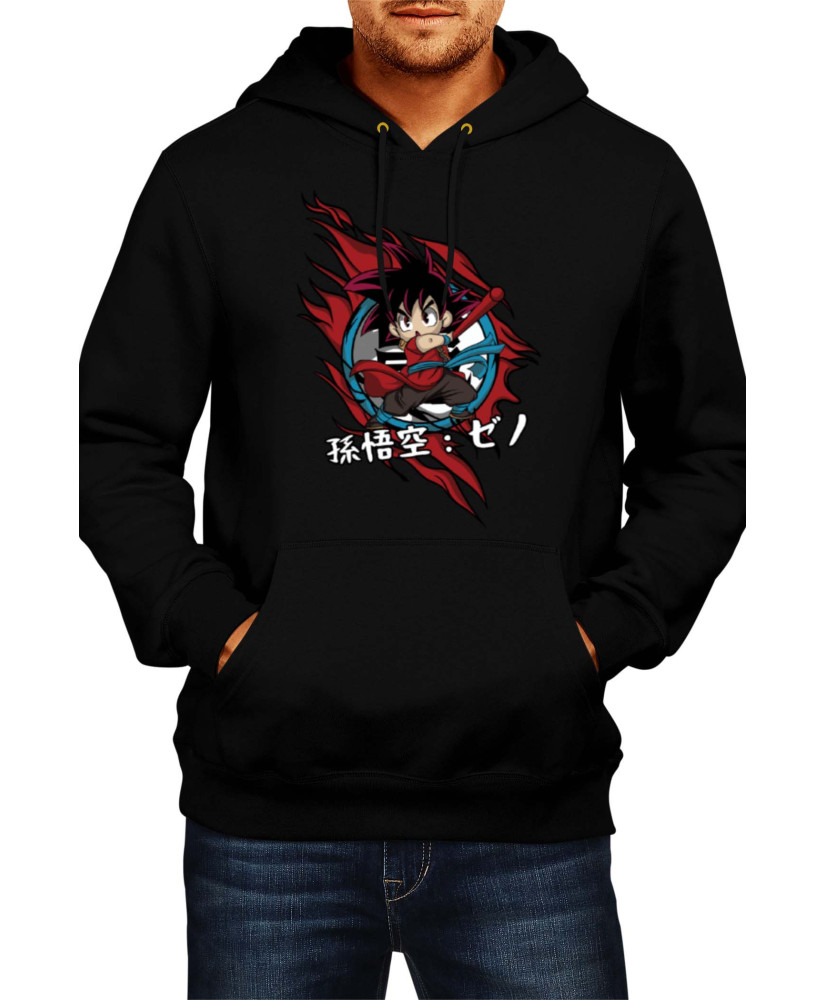Мъжки Суитшърт Anime Manga Dragon Ball Z Goku Chibi