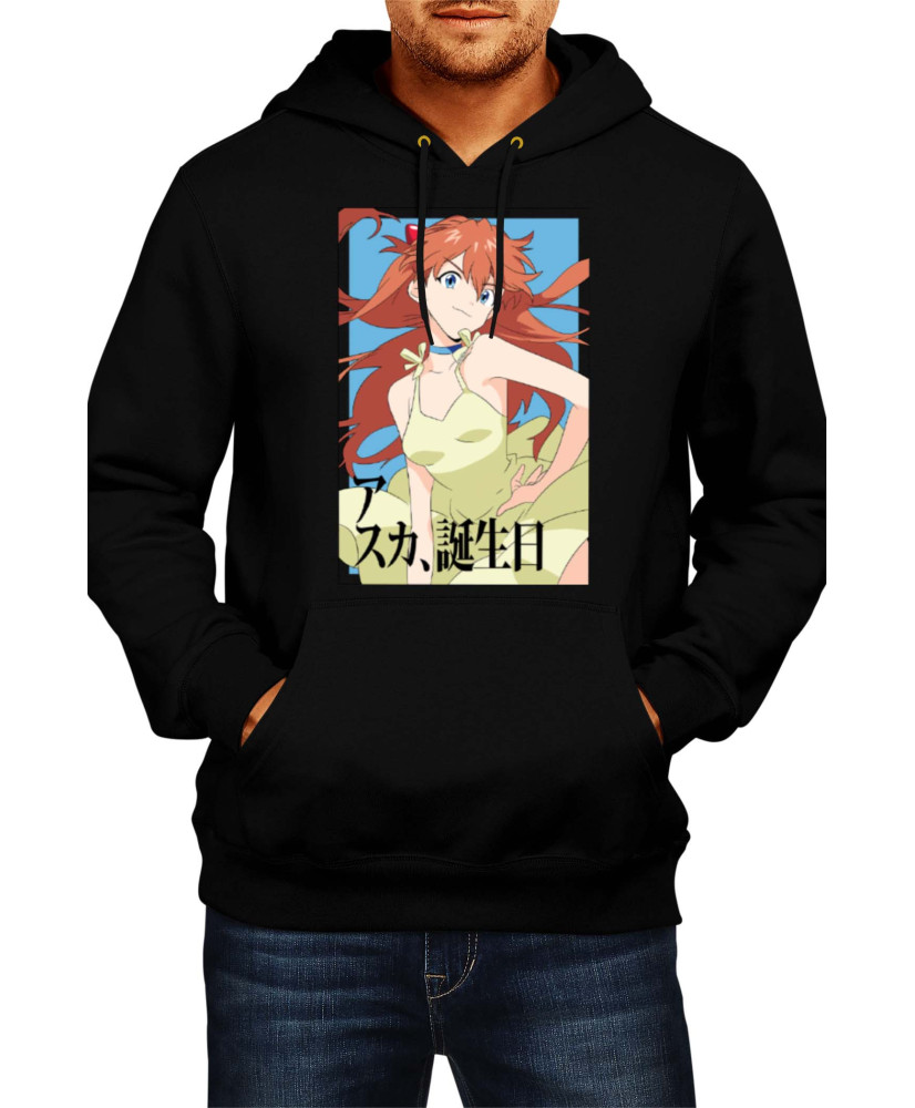 Мъжки Суитшърт Anime Manga Neon Genesis Evangelion Asuka Langley Soryu 03