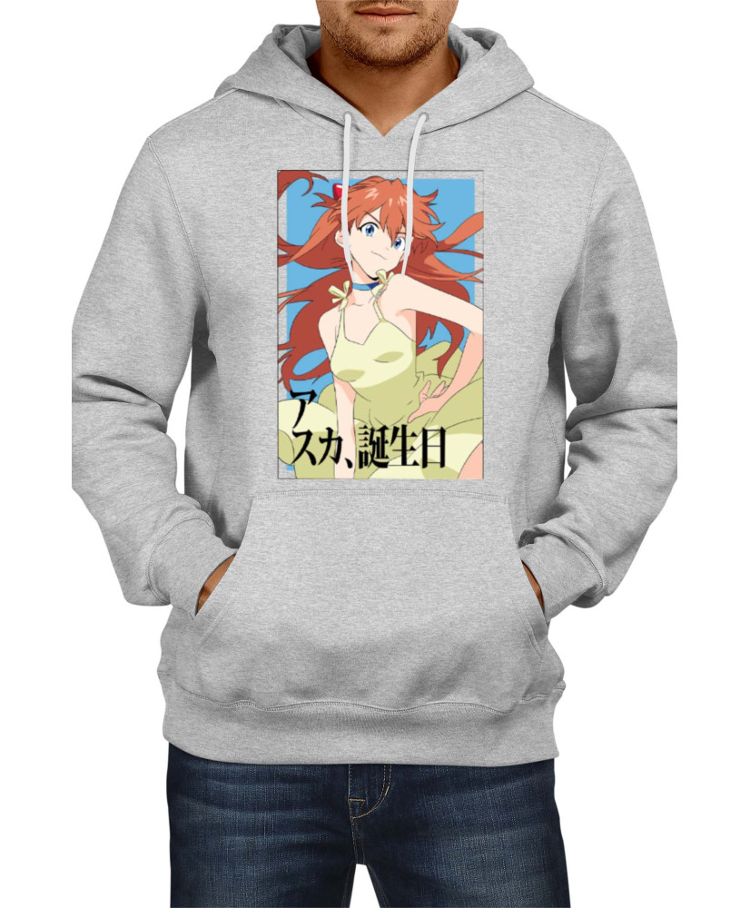Мъжки Суитшърт Anime Manga Neon Genesis Evangelion Asuka Langley Soryu 03