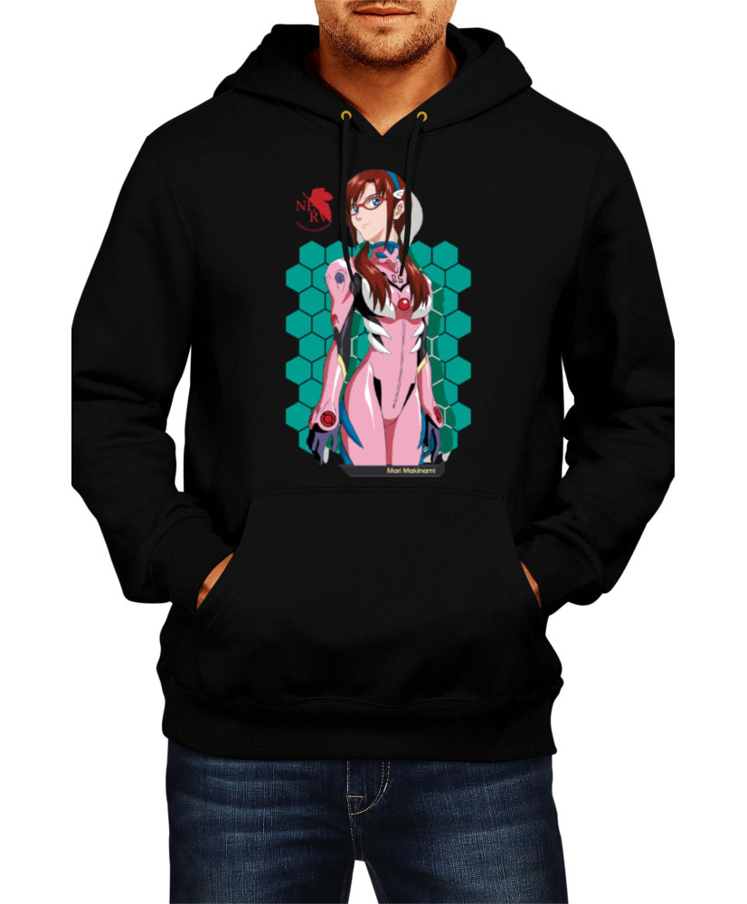 Мъжки Суитшърт Anime Manga Neon Genesis Evangelion Mari Illustrious Makinami Maria Iscariot