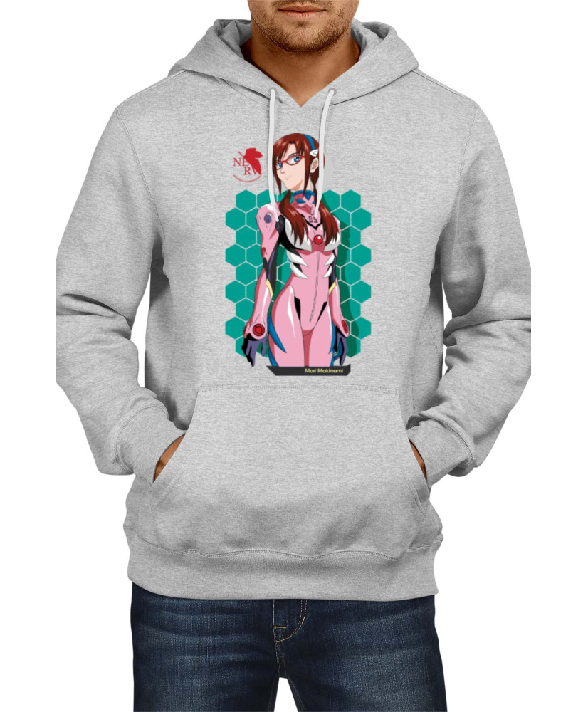 Мъжки Суитшърт Anime Manga Neon Genesis Evangelion Mari Illustrious Makinami Maria Iscariot