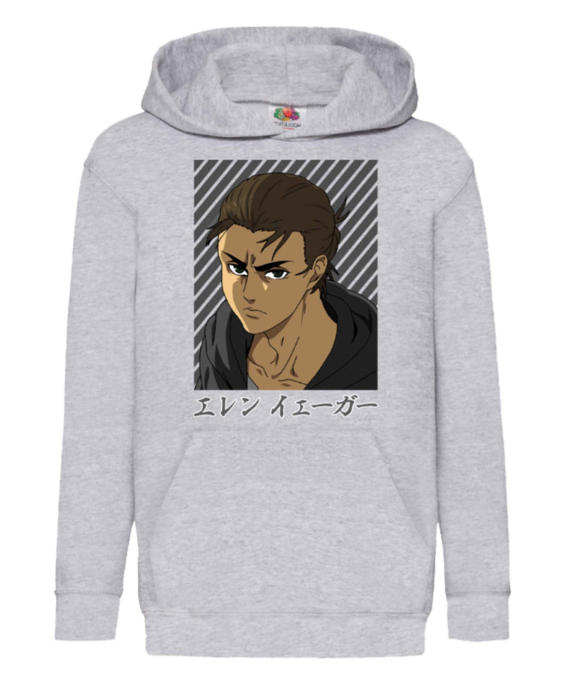 Детски Суитшърт Japan Manga Comics Anime Attack On Titan Eren Yeager 07 Var-016