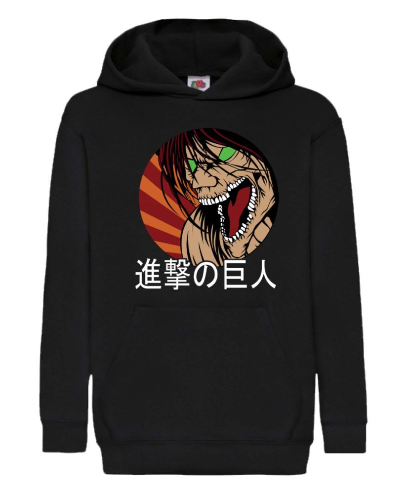 Детски Суитшърт Japan Manga Comics Anime Attack On Titan Eren Yeager 08 Var-030