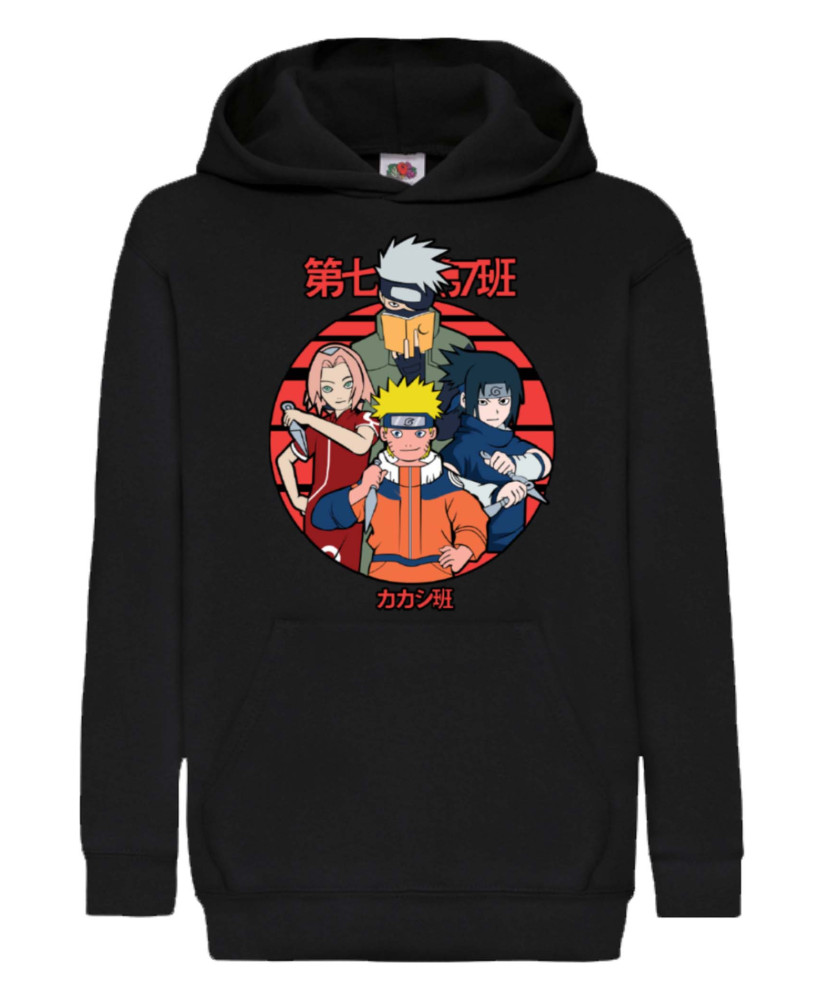 Детски Суитшърт Japan Manga Comics Anime Naruto Team 7 01 Var-031