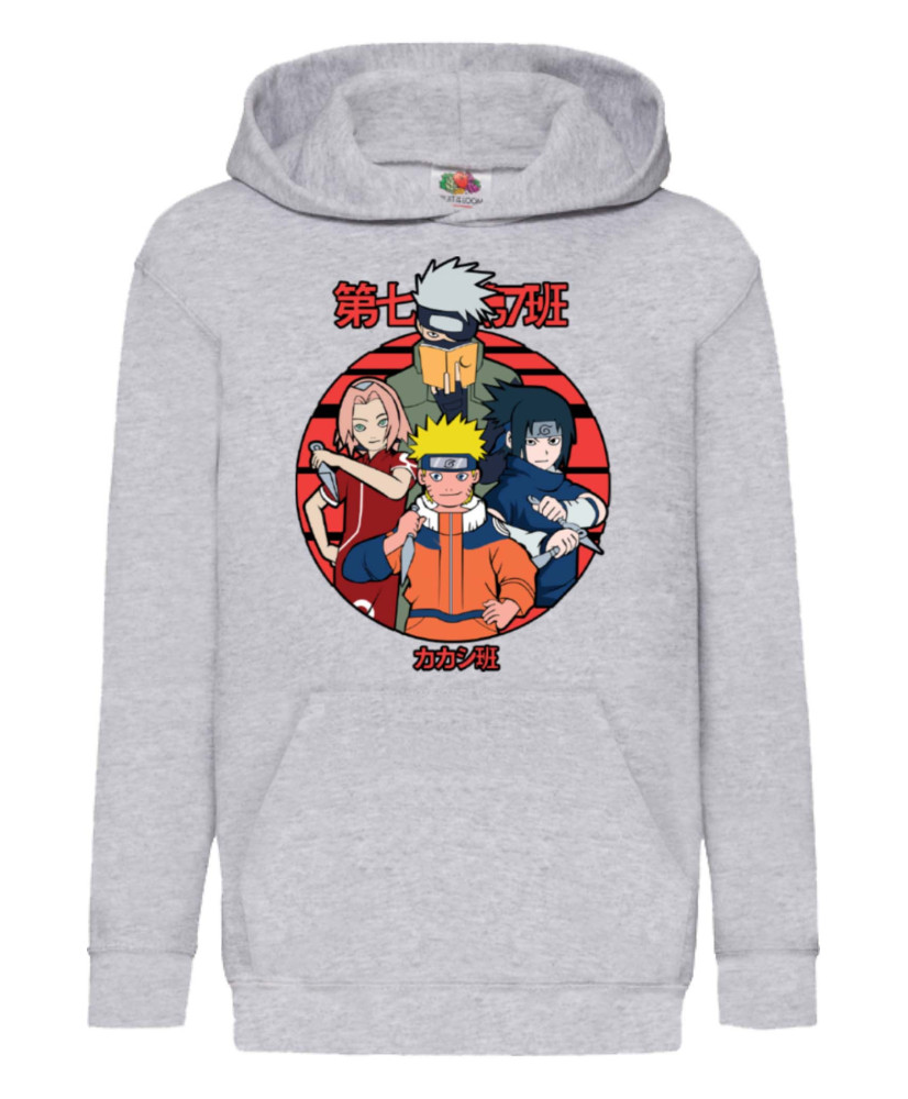 Детски Суитшърт Japan Manga Comics Anime Naruto Team 7 01 Var-031