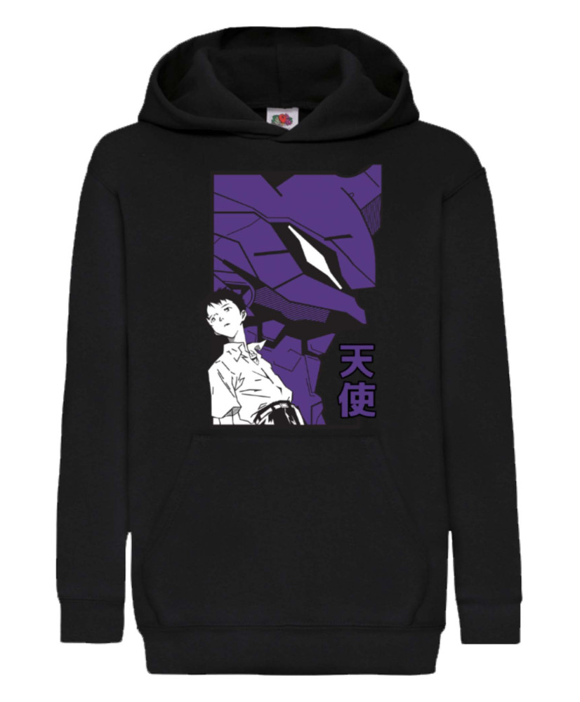 Детски Суитшърт Japan Manga Comics Anime Neon Genesis Evangelion Shinji Eva Var-038
