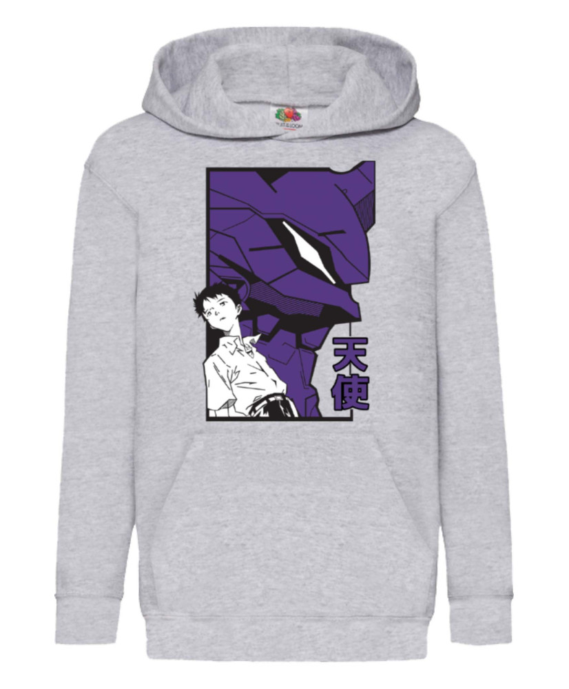 Детски Суитшърт Japan Manga Comics Anime Neon Genesis Evangelion Shinji Eva Var-038