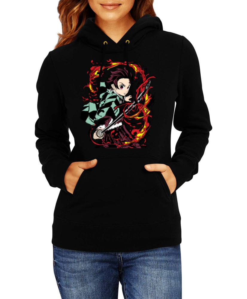 Дамски Суитшърт Japan Manga Comics Anime Demon Slayer Tanjiro Kamado 07 Var-019