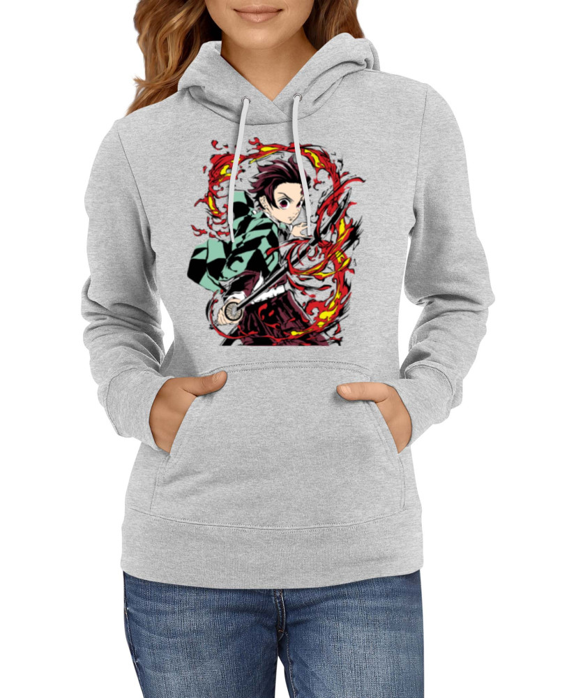 Дамски Суитшърт Japan Manga Comics Anime Demon Slayer Tanjiro Kamado 07 Var-019