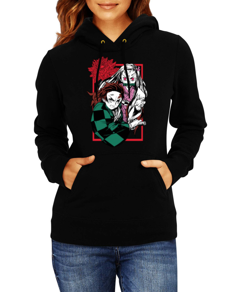 Дамски Суитшърт Japan Manga Comics Anime Demon Slayer Tanjiro Nezuko Kamado 002 Var-023