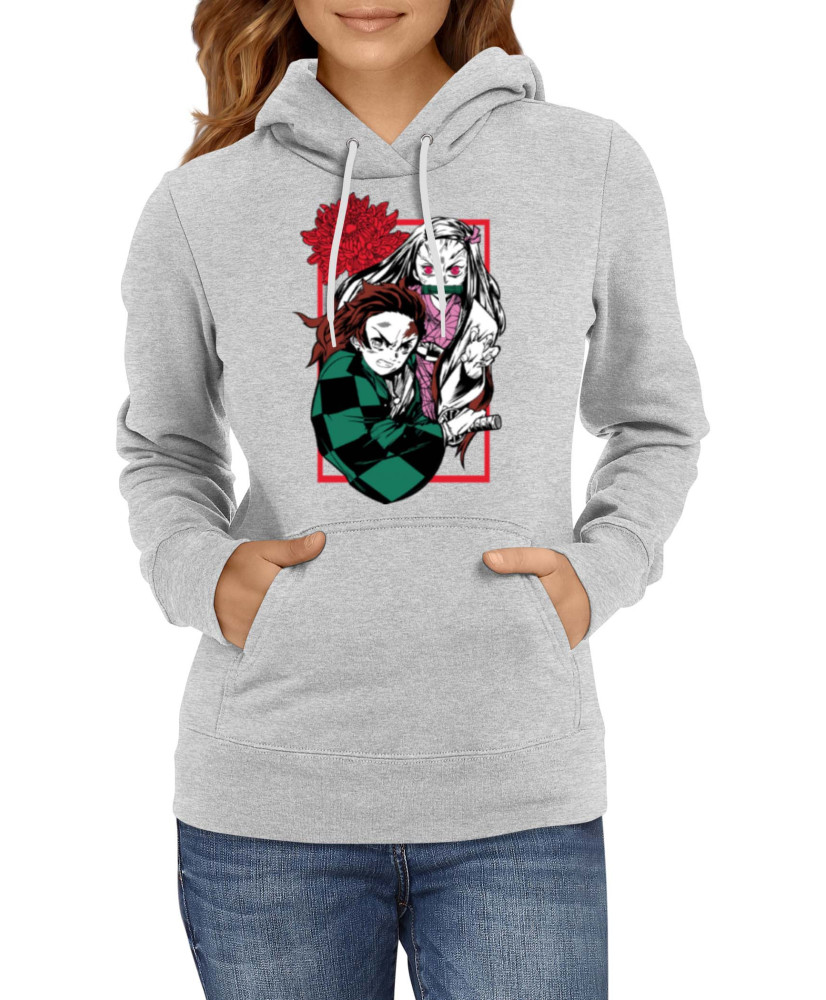 Дамски Суитшърт Japan Manga Comics Anime Demon Slayer Tanjiro Nezuko Kamado 002 Var-023