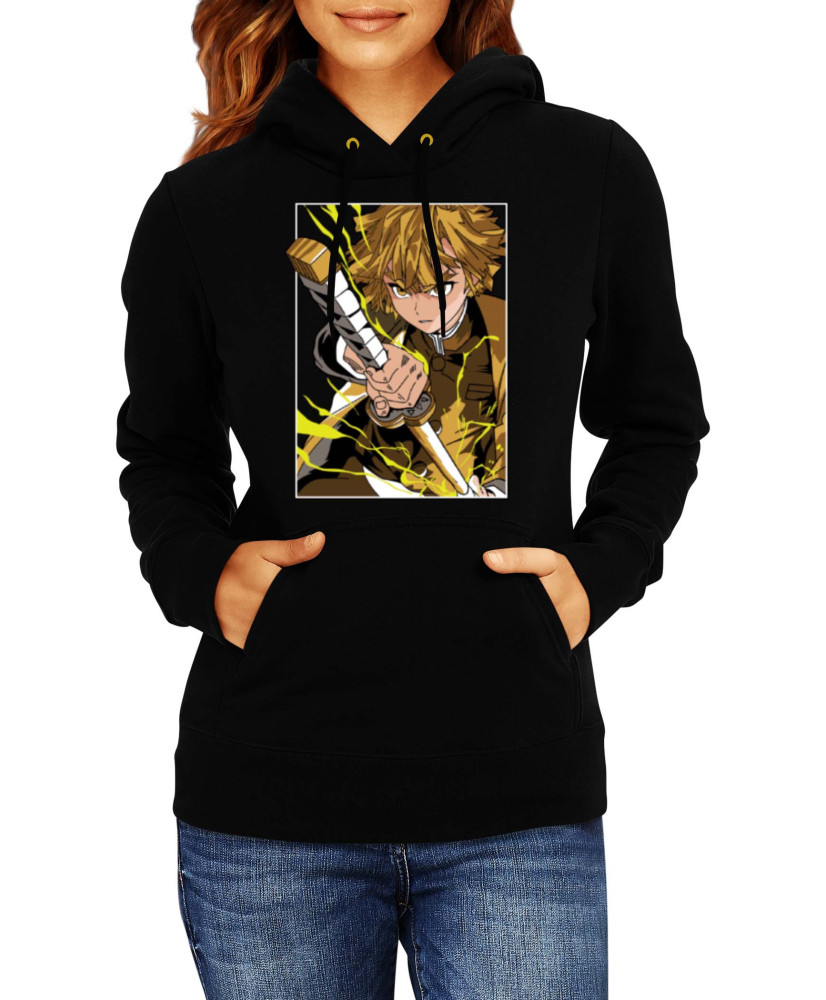 Дамски Суитшърт Japan Manga Comics Anime Demon Slayer Zenitsu Agatsuma Var-025
