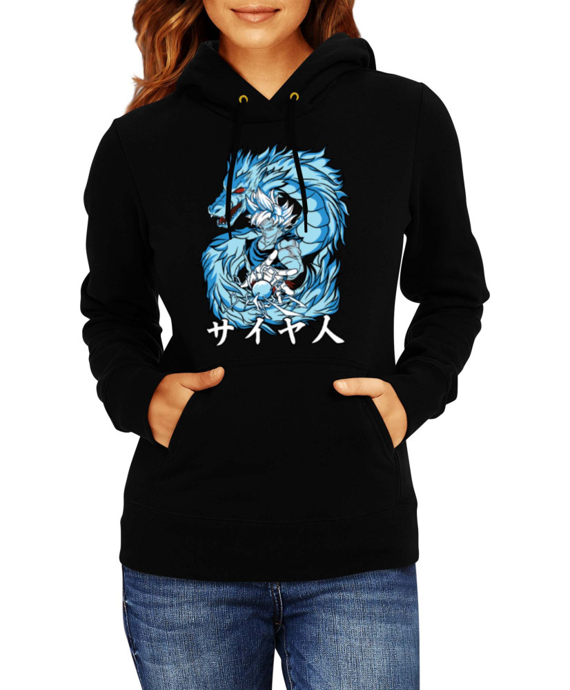 Дамски Суитшърт Japan Manga Comics Anime Dragon Ball Z Goku Dragon Saiyan Var-003 Дамски Суитшърт Japan Manga Comics Anime Dragon Ball Z Goku Dragon Saiyan Var-003