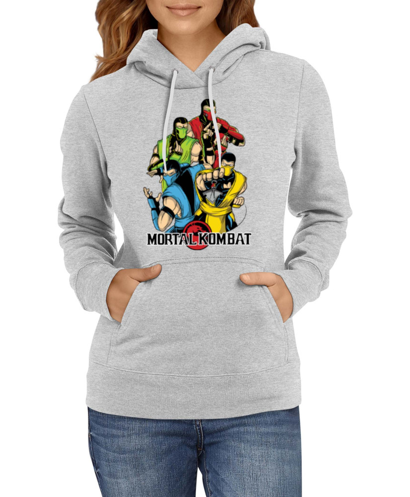 Дамски Суитшърт Japan Manga Comics Anime Mortal Kombat Sub-Zero Reptile Scorpion Var-007 Дамски Суитшърт Japan Manga Comics Anime Mortal Kombat Sub-Zero Reptile Scorpion Var-007