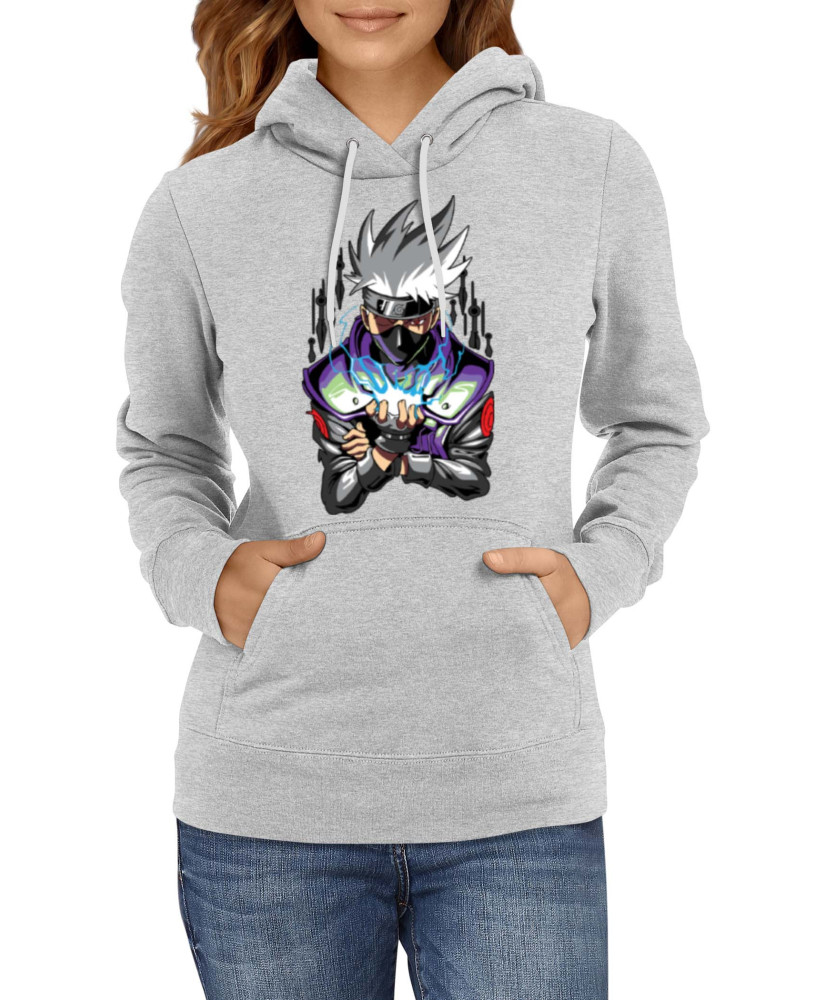Дамски Суитшърт Japan Manga Comics Anime Naruto Kakashi Hatake Sharingan Var-036