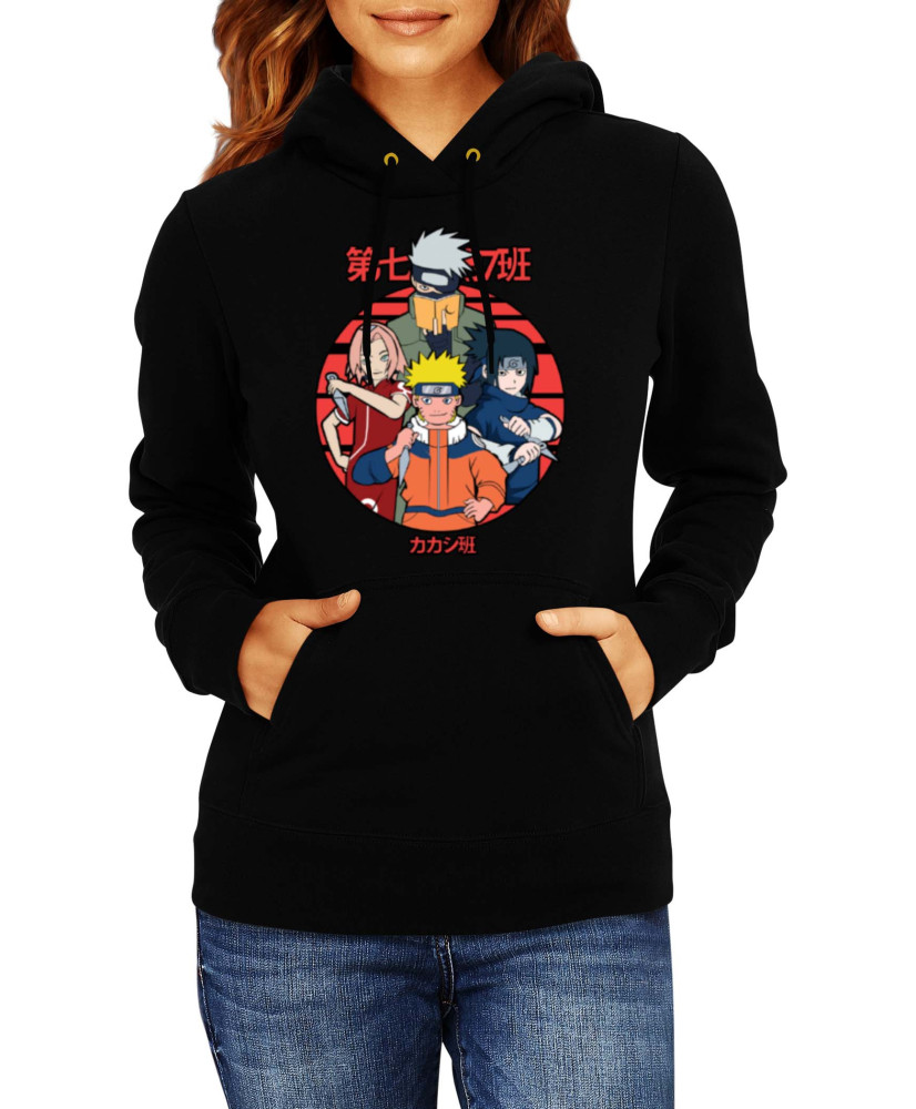 Дамски Суитшърт Japan Manga Comics Anime Naruto Team 7 01 Var-031