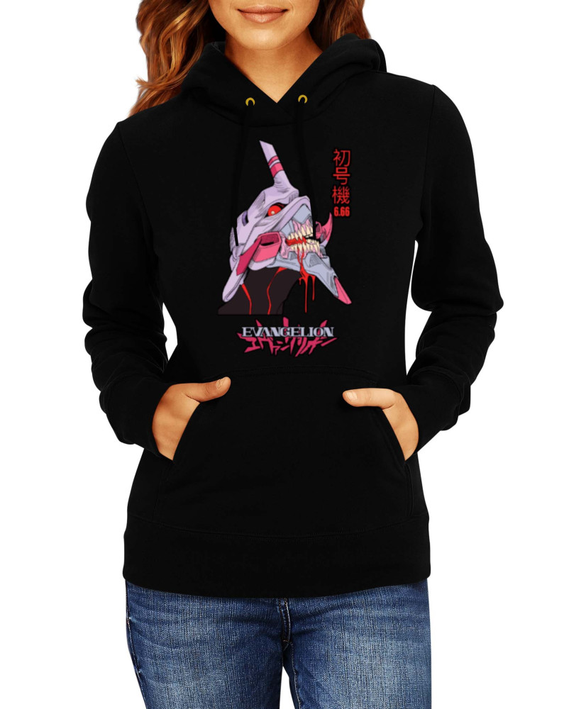 Дамски Суитшърт Japan Manga Comics Anime Neon Genesis Evangelion Eva Unit 03 Mech Var-037