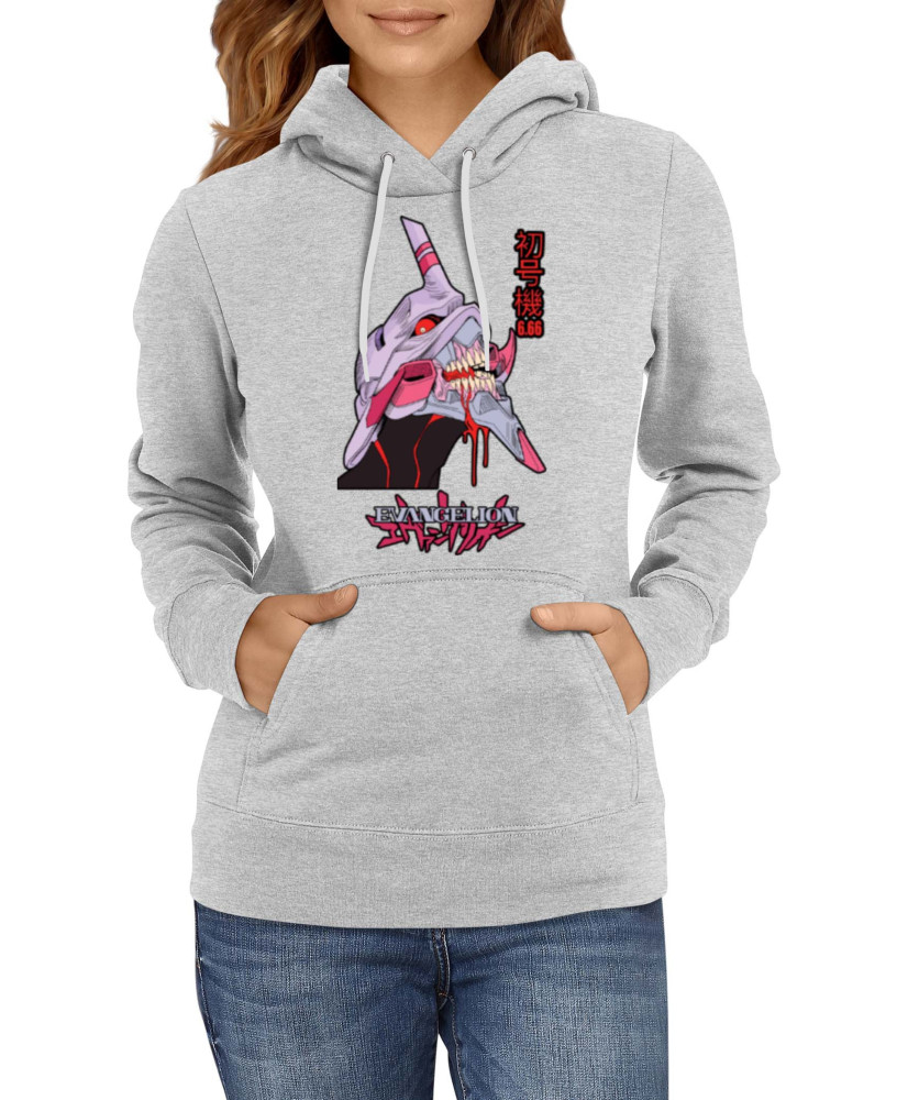 Дамски Суитшърт Japan Manga Comics Anime Neon Genesis Evangelion Eva Unit 03 Mech Var-037